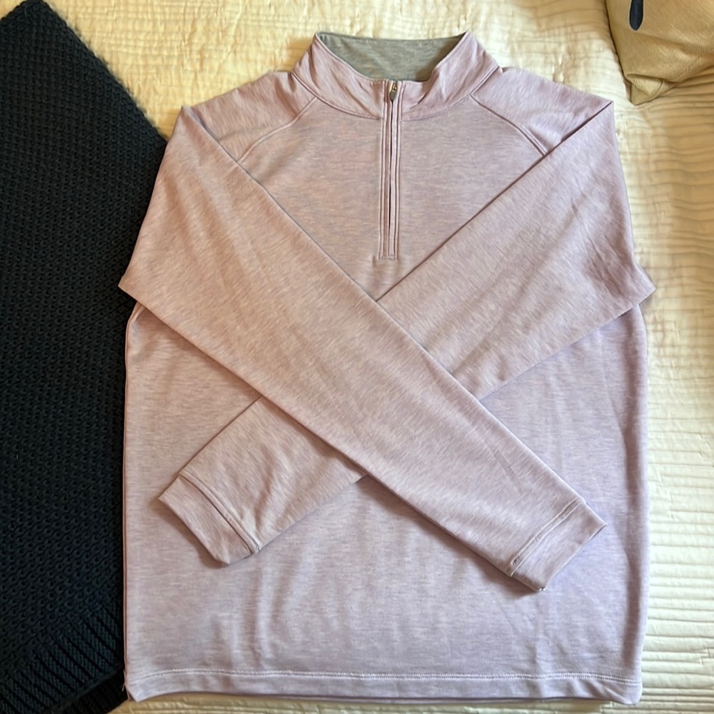 Peter Millar, purple quarter zip in perfect condition